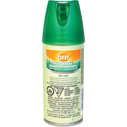 OFF! Deep Woods&reg; Insect Repellent, 25% DEET, Spray, 100 ml Groupe Generik