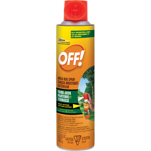 Insectifuge ext&eacute;rieur Off!, Sans DEET, A&eacute;rosol, 350 g Groupe Generik