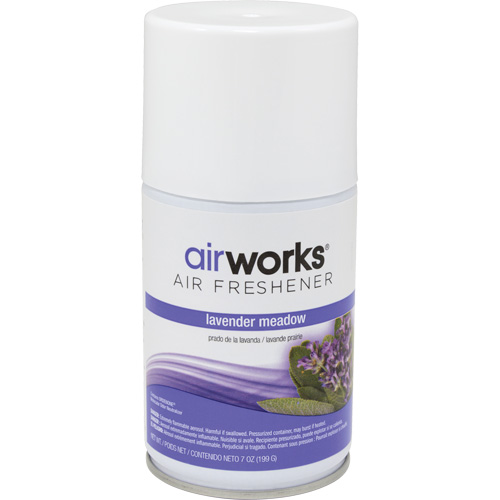 AirWorks&reg; Metered Air Fresheners, Lavender Meadow, Aerosol Can Groupe Generik