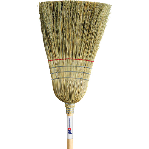 Heavy-Duty Corn Broom, 1-String, Wood Handle Groupe Generik