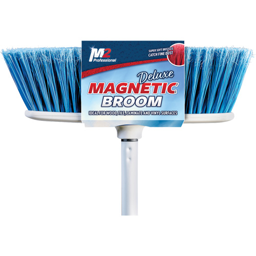Balai magn&eacute;tique &agrave; t&ecirc;te plate avec manche, pour l'int&eacute;rieur, Longueuer de 48" Groupe Generik