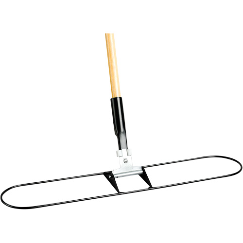 Support et manche pour vadrouille &agrave; &eacute;pousseter Clipper, 24", M&eacute;tal Groupe Generik