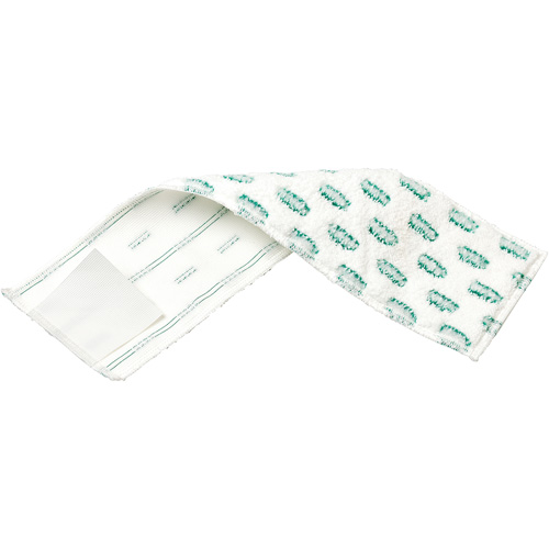 Tampon &agrave; vadrouille plat, R&eacute;cureur, Microfibre, 4-3/4" x 16" Groupe Generik