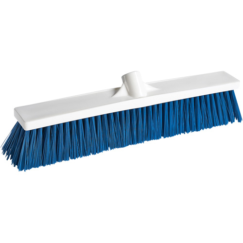 Balai-brosse pour le service alimentaire, Crins Moyen, 18", Polypropyl&egrave;ne, Blanc Groupe Generik