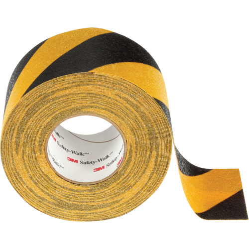 Safety-Walk Slip-Resistant General Purpose Tape, 4" x 60', Black & Yellow Groupe Generik