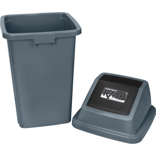 Garbage Can, Plastic, 26 US gal. Groupe Generik
