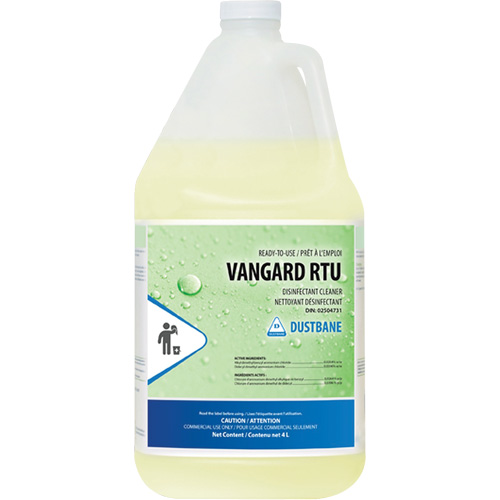 Vangard Ready-to-Use Disinfectant, 4 L, Jug Groupe Generik