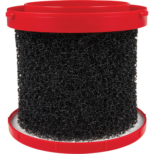 Filtre pour aspirateur de liquides, Mousse, Pour 1,6 - 2,5 gal. US Groupe Generik