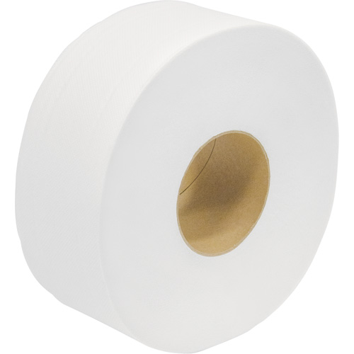 Papier hygi&eacute;nique de premi&egrave;re qualit&eacute; mini en rouleau g&eacute;ant Snow Soft, Rouleau G&eacute;ant, 2 Pli, Longueur 650', Blanc Groupe Generik