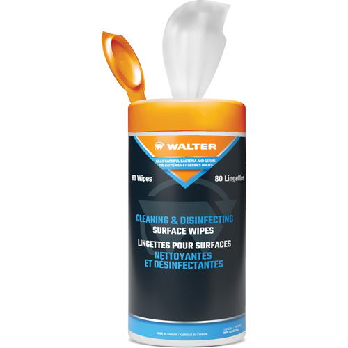 Disinfectant Cleaner Degreaser Surface Wipes, 12" x 5.5", 80 Count Groupe Generik