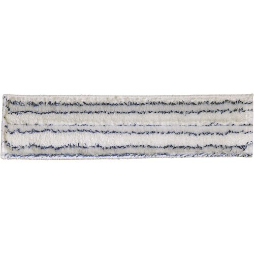Tampon &agrave; plancher Microlight, R&eacute;cureur, Microfibre/Polyester, 5" x 18" Groupe Generik