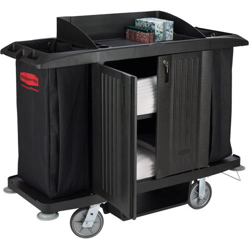 Executive Full-Size Housekeeping Cart with Doors Groupe Generik