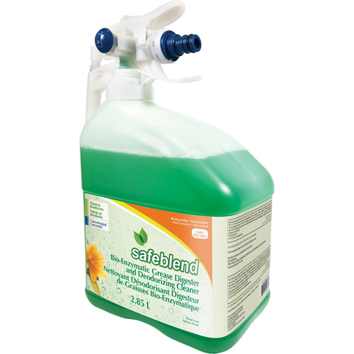 Produit d&eacute;graissant concentr&eacute; &agrave; base denzyme et nettoyant d&eacute;sodorisant, Cruche Groupe Generik