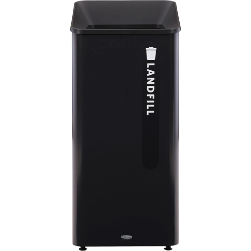 Bac d'ordures destin&eacute;s &agrave; l'enfouissement Sustain, Plastique/Acier, 23 gal. US Groupe Generik