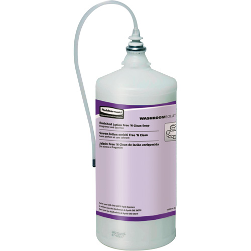 OneShot&reg; Dye & Fragrance Free Lotion Hand Soap Refill, Cream, 1600 ml, Unscented Groupe Generik