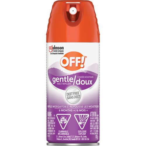 R&eacute;pulsif &agrave; insectes doux Off!, Sans DEET, A&eacute;rosol, 142 g Groupe Generik