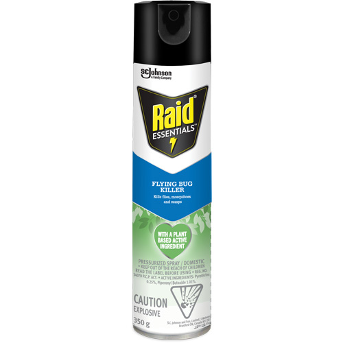 Insecticide pour insectes volants Essentials Raid, 350 g, Canette a&eacute;rosol Groupe Generik