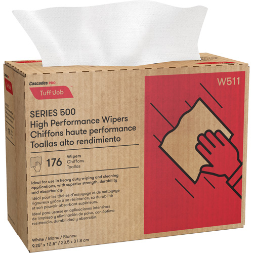 Essuie-tout Spunlace haute performance Pro Tuff-Job, Tout usage, 12-1/2" lo x 9-1/4" la Groupe Generik