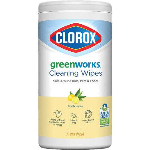 GreenWorks Cleaning Wipes, 75 Wipes Groupe Generik