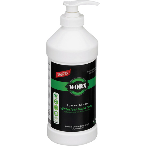 Savon pour les mains sans eau Power Clean, Liquide, 945 ml, Sans parfum Groupe Generik