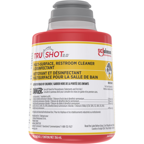 Nettoyant et d&eacute;sinfectant multisurface pour salle de bain TruShot 2.0, 266 ml, Bouteille &agrave; g&acirc;chette Groupe Generik