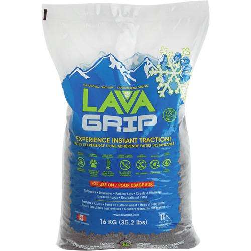 LavaGrip Traction-Aid, Container Size 35.3 lbs. (16 kg), Bag Groupe Generik