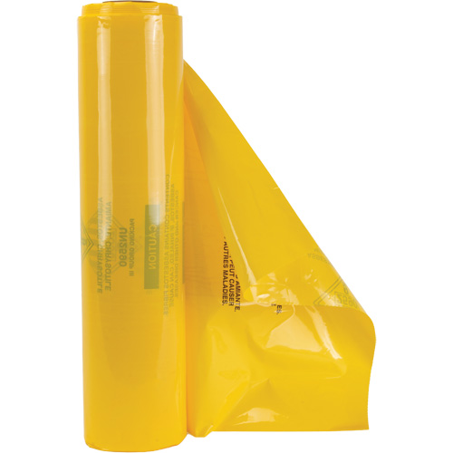 Hazardous Waste Liners, Asbestos, 40" L x 35" W, 3 mils Groupe Generik