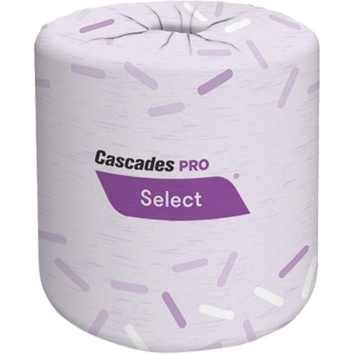 Papier hygi&eacute;nique Pro Select, 2 Pli, 420 Feuilles/Rouleu, Blanc Groupe Generik