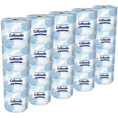 Papier hygi&eacute;nique professionnel Cottonelle, 2 Pli, 451 Feuilles/Rouleu, Blanc Groupe Generik