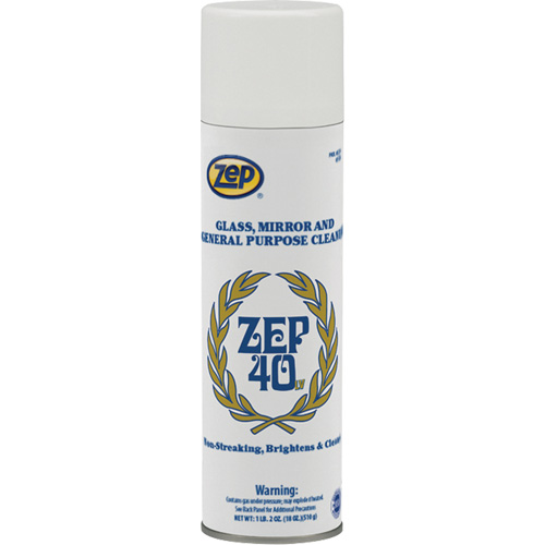 Non-Streaking Glass & Mirror Cleaner, 18 oz., Aerosol Can Groupe Generik