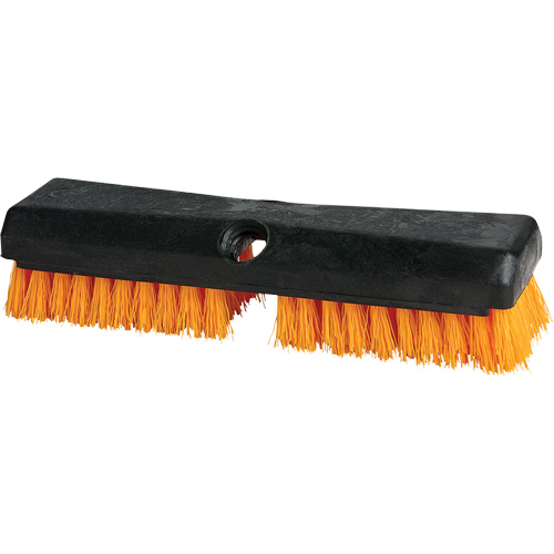 Brosse de nettoyage, 10" l, Soies Polypropyl&egrave;ne, Noir/Rouge Groupe Generik