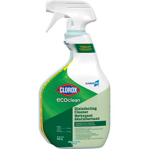 Nettoyant d&eacute;sinfectant CloroxPro Clorox EcoClean, 946 ml, Bouteille &agrave; g&acirc;chette Groupe Generik