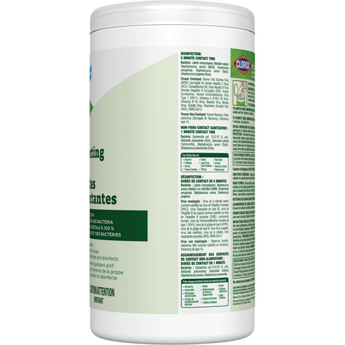 EcoClean Disinfecting Wipes, 75 Count Groupe Generik