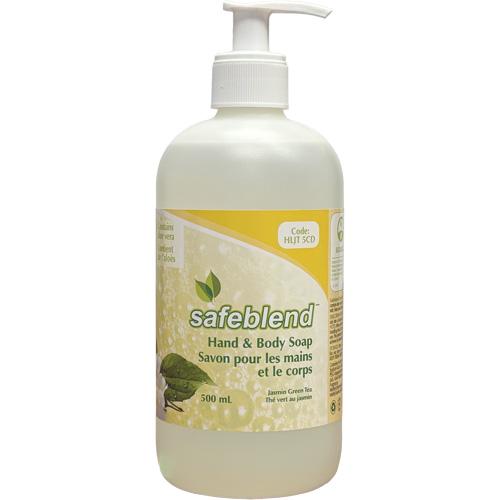 Savon pour les mains et le corps au th&eacute; vert et jasmin, Liquide, 500 ml, Parfum&eacute; Groupe Generik