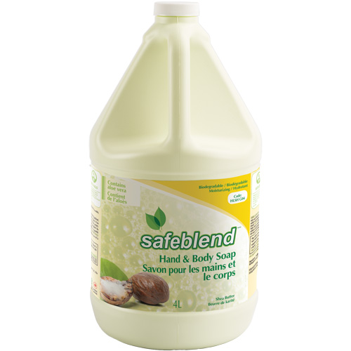 Savon au beurre de karit&eacute; pour les mains et le corps, Liquide, 4 L, Parfum&eacute; Groupe Generik