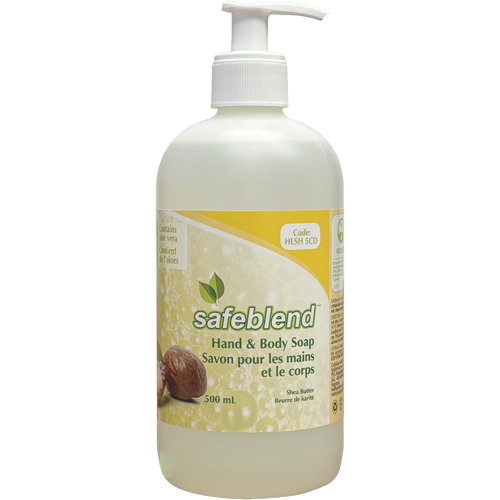 Savon au beurre de karit&eacute; pour les mains et le corps, Liquide, 500 ml, Parfum&eacute; Groupe Generik