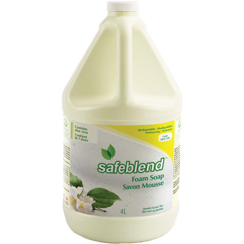 Savon au th&eacute; vert et jasmin, Mousse, 4 L, Parfum&eacute; Groupe Generik