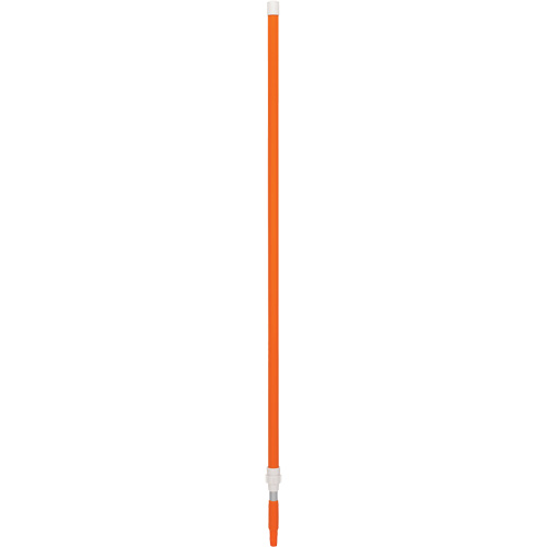 Manche, Balai/Brosse/Vadrouille &agrave; &eacute;pousseter/Support &agrave; tampon/Grattoir/Raclette/Vadrouille humide, Orange, T&eacute;lescopique, 62" - 109-2/5" lo Groupe Generik