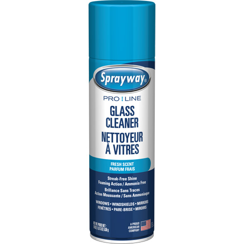 Nettoyant pour vitres Pro Line sans ammoniaque, au parfum frais, 19 oz., Canette a&eacute;rosol Groupe Generik