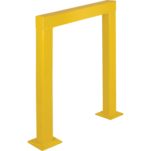 Barri&egrave;res de s&eacute;curit&eacute;, 3' la x 3,5' h, Jaune Groupe Generik