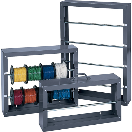 SUPPORT BOBINES DE FILMETALLIQUE (2 TIGES), De base, 6" la x 26-1/8" p x 21-1/2" h Groupe Generik