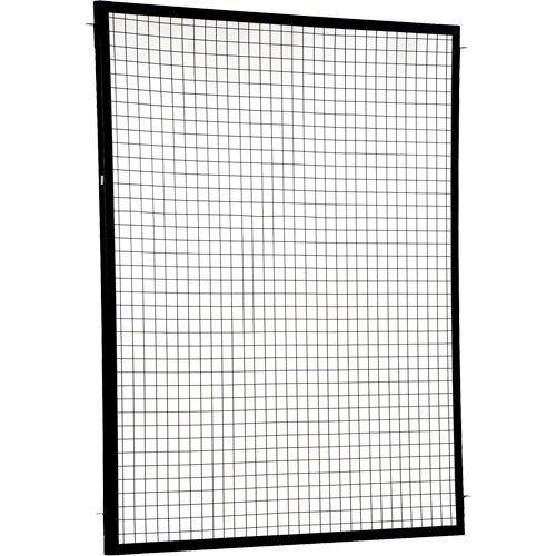 Panneau de protection p&eacute;rim&eacute;trique ajustable, 6' h x 5' la, Noir Groupe Generik