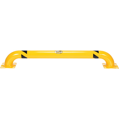 Protecteur de r&acirc;telier &agrave; profil bas, 5,3' la x 0,74' h, Jaune Groupe Generik
