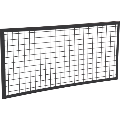 Wire Mesh Partition Panel, 2' H x 4' W Groupe Generik