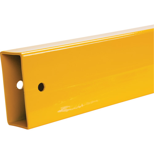 Lift-Out Guard Rail, Steel, 3' L x 4" H, Safety Yellow Groupe Generik