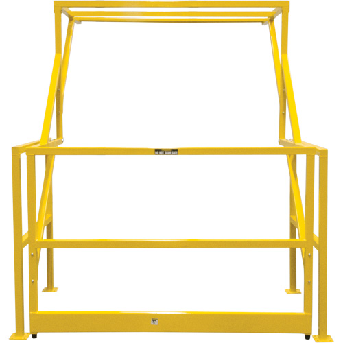 Barri&egrave;re de s&eacute;curit&eacute; pour mezzanine, 70" lo x 77" ha, 78" &eacute;lev&eacute;e, Jaune Groupe Generik