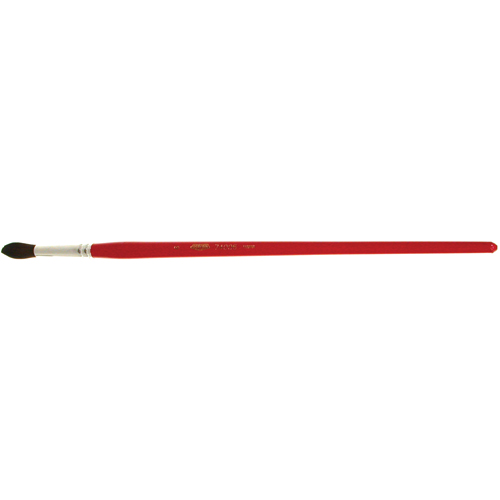 Pinceau de forme ronde pour marquage, Largeur de la brosse de 9/32", Soie de chameau, Manche &agrave; Bois Groupe Generik