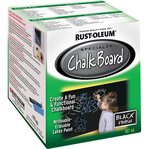 Chalk Board Paint, 877 ml, Can, Black Groupe Generik