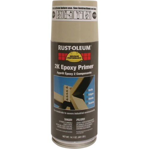 Appr&ecirc;t &eacute;poxydique 2K &agrave; haute performance en a&eacute;rosol du syst&egrave;me V2300, Beige, 14 oz, Canette a&eacute;rosol Groupe Generik