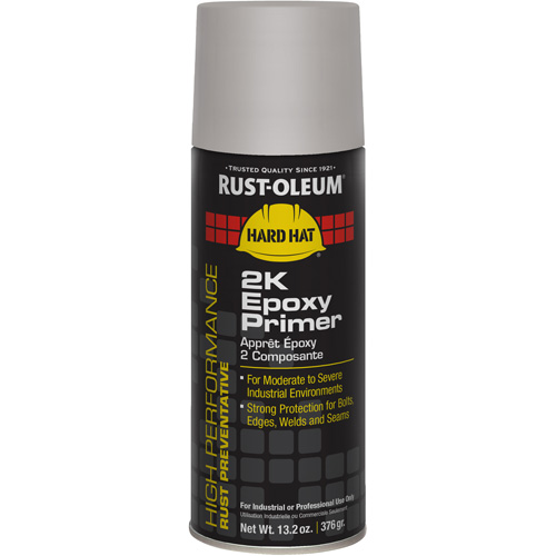 Appr&ecirc;t &eacute;poxydique 2K &agrave; haute performance en a&eacute;rosol du syst&egrave;me V2300, Gris, 13 oz, Canette a&eacute;rosol Groupe Generik